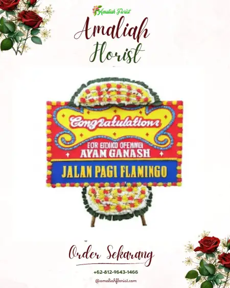 Sewa Papan Bunga Main Hall Hotel Golden Tulip Tangerang